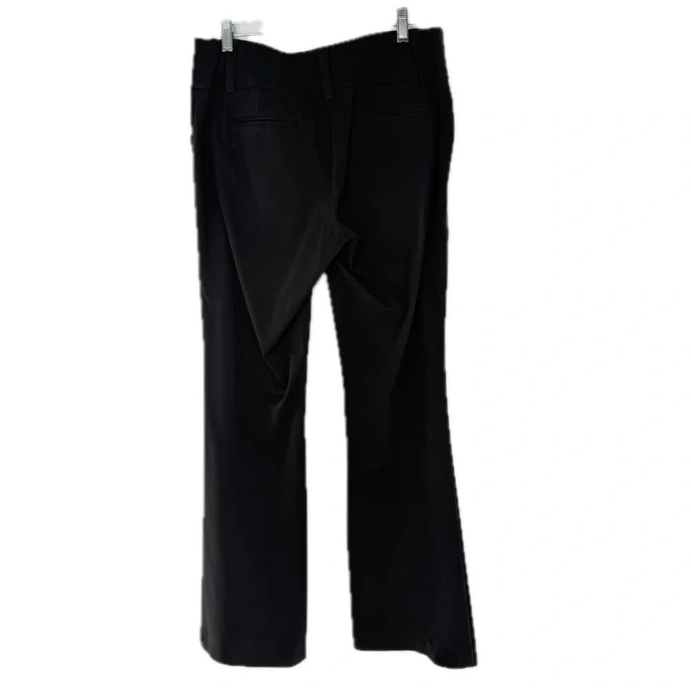 I.N.C. Mid-Rise Bootcut Black Pant Cotton Lycra with Pockets Size 10 Work Career